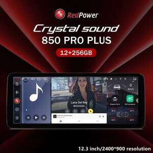 photo Автомагнитола RedPower 850PROplus - 12/256 Гб 12,3 дюйма XLM (Mercedes Style) (без рамки и проводки)