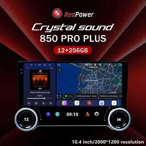 photo Автомагнитола RedPower 850 PROplus 12/256 Гб 9 дюймов с крутилками (без рамки и проводки)