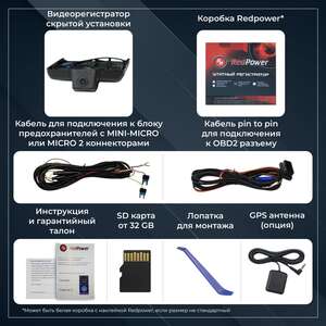 Штатный видеорегистратор RedPower DVR-HY7-G для Hyundai Santa Fe 2024+ photo7 Интернет магазин Автоаксессуаров Штатные видеорегистраторы RedPower, видеорегистратор