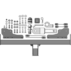 Фаркоп Changan Cs75 Plus 2024-н.в. г. ( Унив. ) арт: 97210-E photo3 Интернет магазин Автоаксессуаров Фаркопы, Тягово-сцепное устройство (ТСУ) (Мотодор)