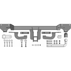 Фаркоп Gac GS4 2024-н.в. г. ( Хэтчб. ) арт: 97805-A photo2 Интернет магазин Автоаксессуаров Фаркопы, Тягово-сцепное устройство (ТСУ) (Мотодор)