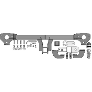 Фаркоп Gac GS8 2023-н.в. г. ( Унив. ) арт: 97804-E photo3 Интернет магазин Автоаксессуаров Фаркопы, Тягово-сцепное устройство (ТСУ) (Мотодор)