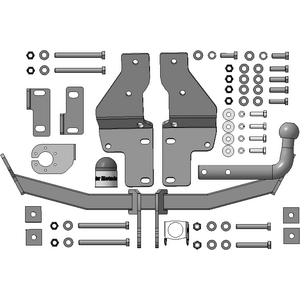 Фаркоп Hyundai Santa Fé III 2012-2018 г. ( Унив. ) арт: 90908-A photo3 Интернет магазин Автоаксессуаров Фаркопы, Тягово-сцепное устройство (ТСУ) (Мотодор)
