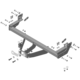 Фаркоп Jac T6 2019-н.в. г. ( Пикап ) арт: 92507-FE photo0 Интернет магазин Автоаксессуаров Фаркопы, Тягово-сцепное устройство (ТСУ) (Мотодор)