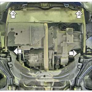Защита Двигатель; КПП Land Rover Freelander I ( 1998-2006 ) г. арт: 73201 photo2 Интернет магазин Автоаксессуаров Защита картера, МКПП, АКПП, РК, ТБ (Мотодор)