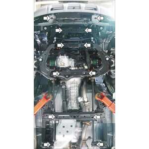 Защита Mazda BT-50 ( 2006-2011 ) г. арт: 00729 photo3 Интернет магазин Автоаксессуаров Защита картера, МКПП, АКПП, РК, ТБ (Мотодор)