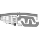 Фаркоп Renault Sandero Stepway 2009-2014 г. ( Хэтчб. ) арт: R104A photo3 Интернет магазин Автоаксессуаров Фаркопы, Тягово-сцепное устройство (ТСУ) (Мотодор)