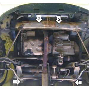 Защита Двигатель; КПП Rover 214 ( 1995-2000 ) г. арт: 06002 photo1 Интернет магазин Автоаксессуаров Защита картера, МКПП, АКПП, РК, ТБ (Мотодор)