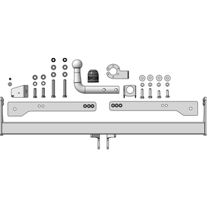 Фаркоп Skoda Kodiaq 2016-2023 г. ( Унив. ) арт: ZV101A photo3 Интернет магазин Автоаксессуаров Фаркопы, Тягово-сцепное устройство (ТСУ) (Мотодор)