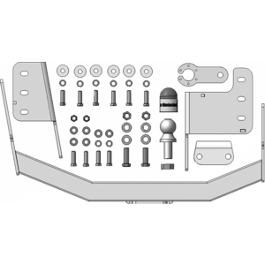 Фаркоп Toyota Fortuner 2015-н.в. г. ( Унив. ) арт: 92531-FE photo3 Интернет магазин Автоаксессуаров Фаркопы, Тягово-сцепное устройство (ТСУ) (Мотодор)